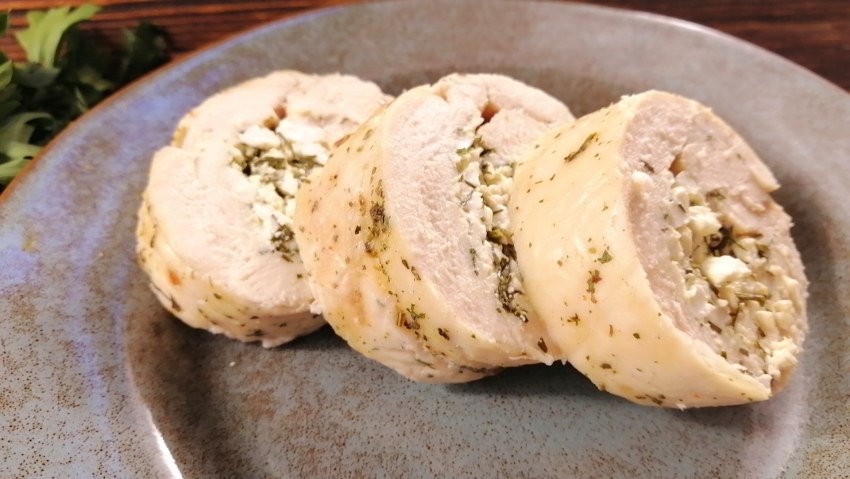 Куриные рулетики диетические
