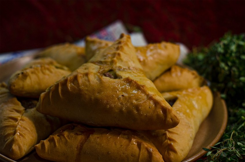Башкирские пирожки с мясом и картошкой