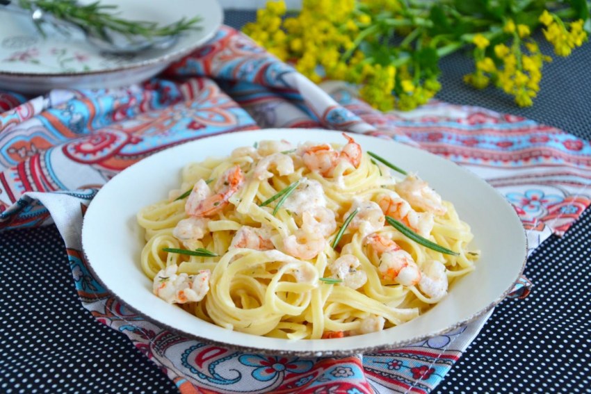 Макароны бешамель