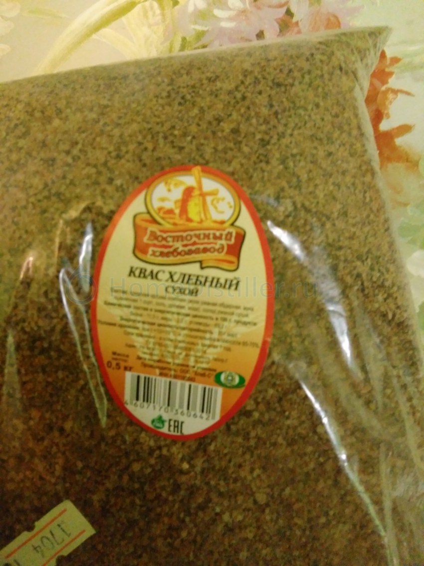 Квас сухой хлебный состав