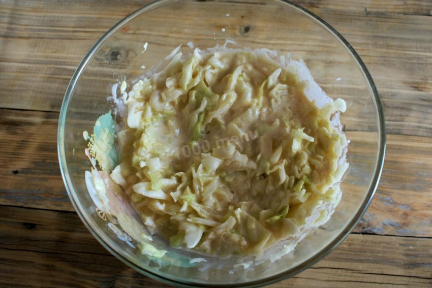 Начинка для пирога капуста с рисом