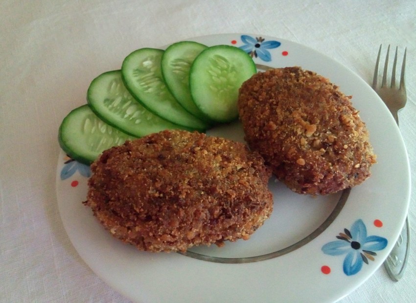 Гречка с котлетой