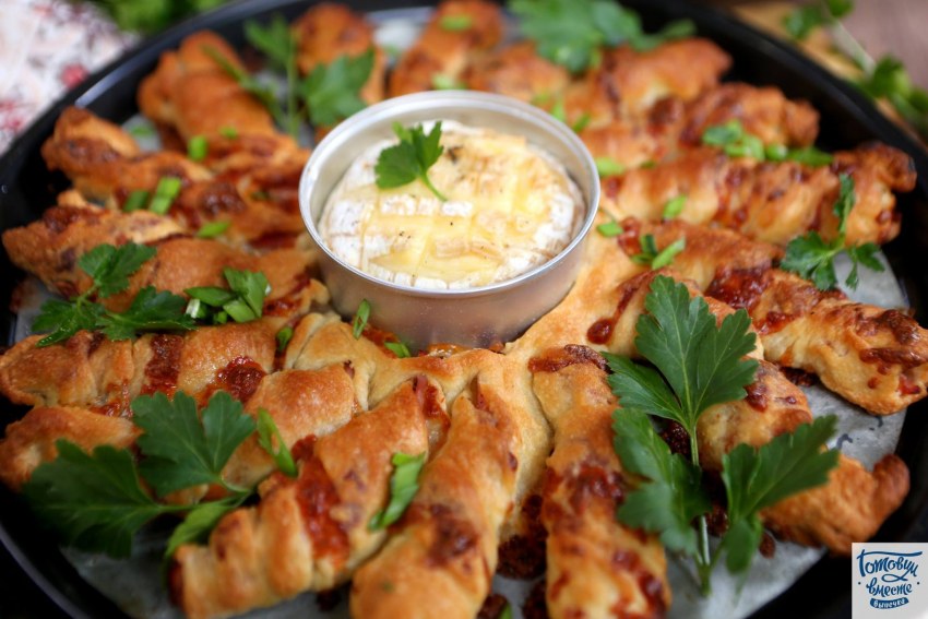 Палочки с сыром и беконом