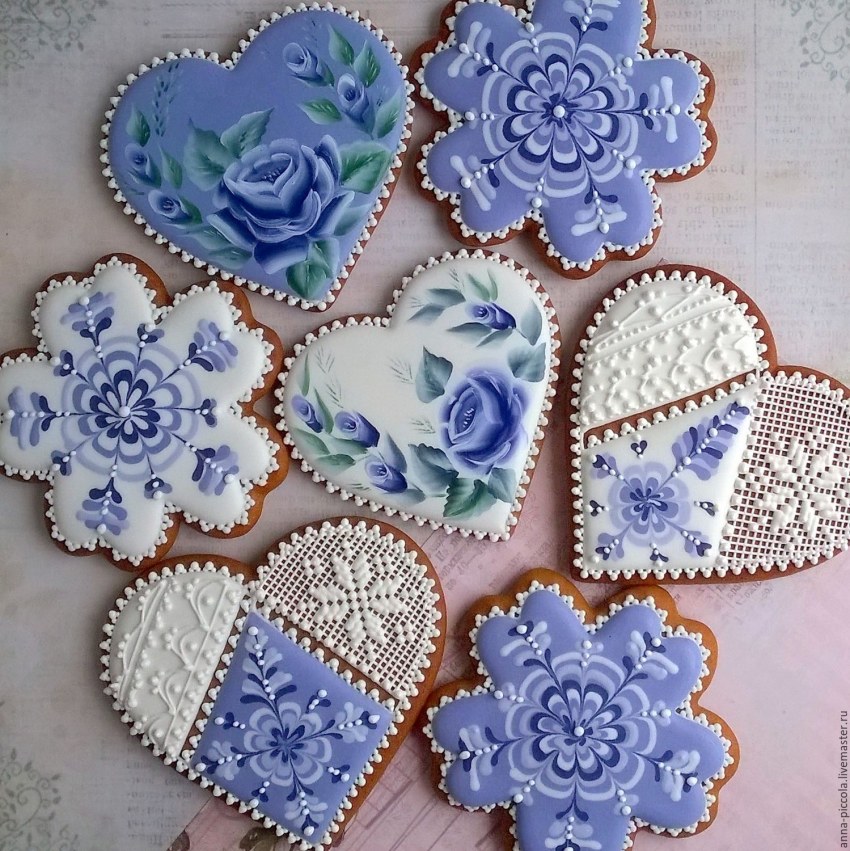 Украшение печенья айсингом
