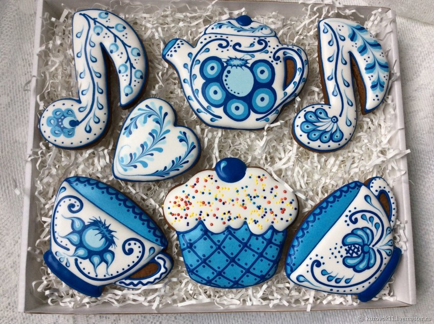 Пряник "Снежинка"