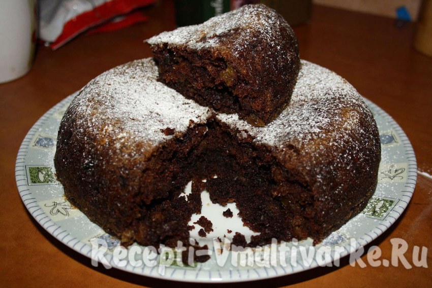 Коврижка с сухофруктами и орехами