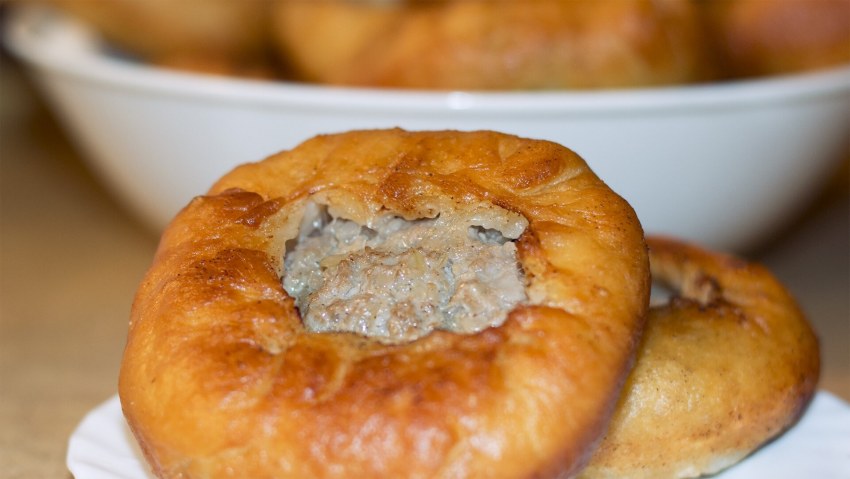 Беляши круглые с дыркой