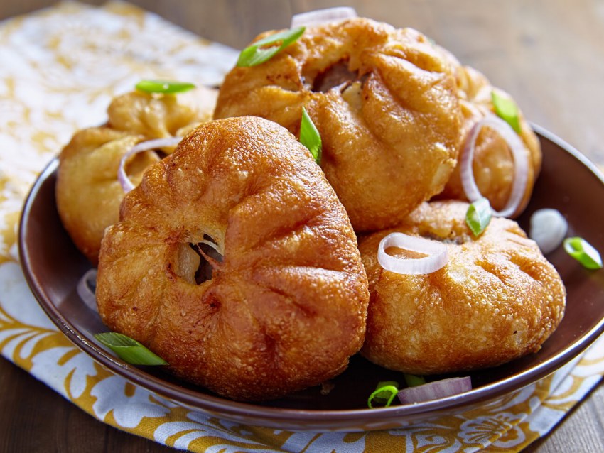 Беляши с дырочкой на сковородке
