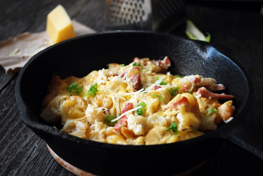 Курица с цветной капустой в духовке