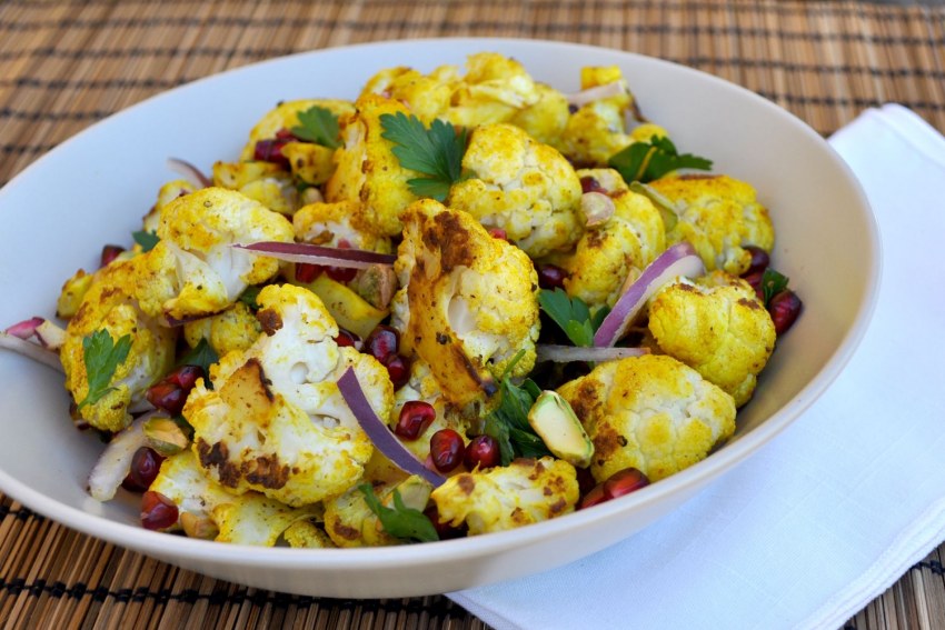 Цветная капуста с курицей