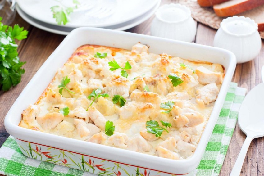Курица с брокколи