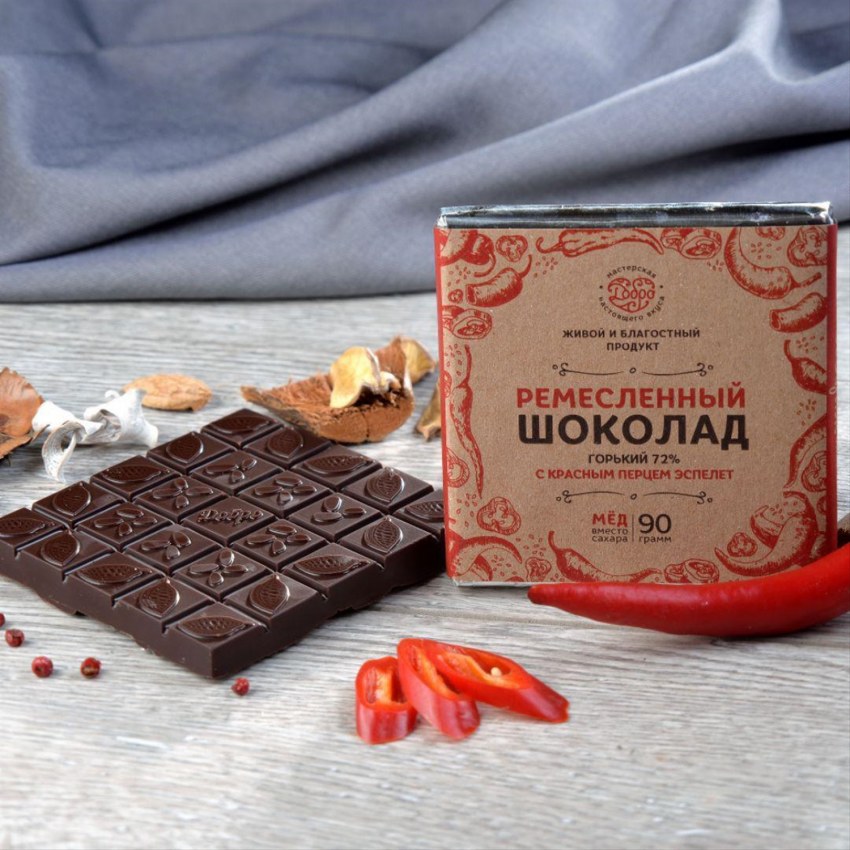 Шоколадка с красным перцем