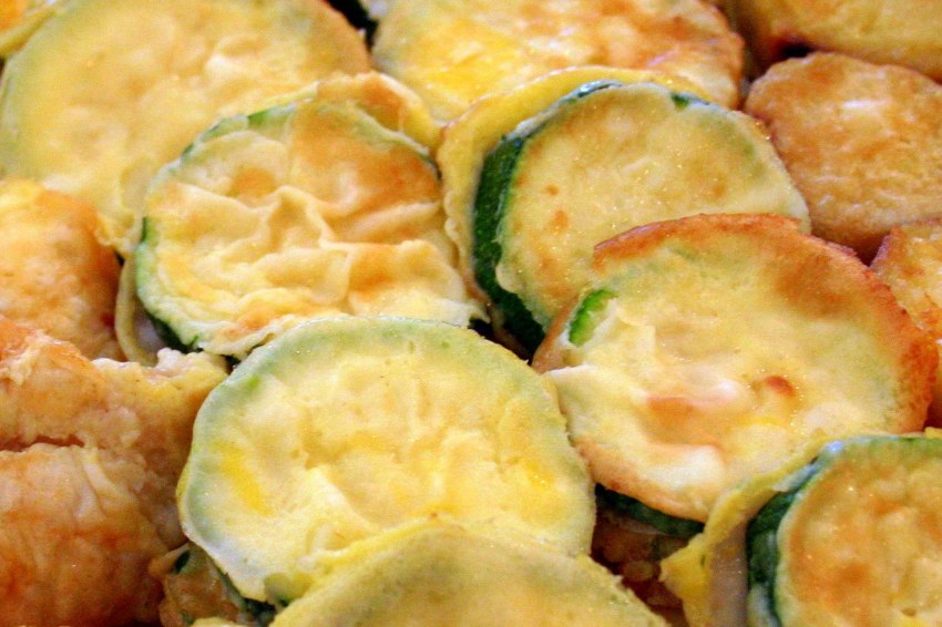 Кабачки с чесноком