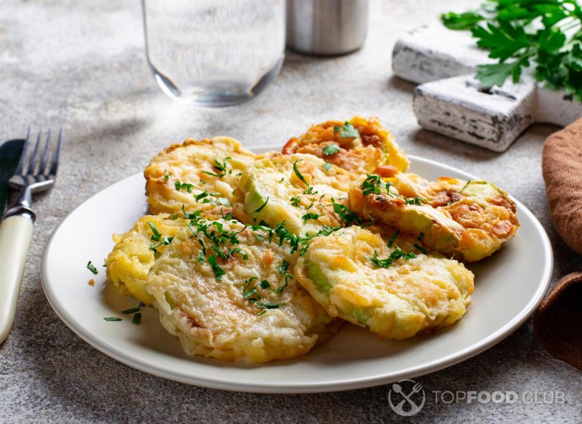 Кабачки в кляре по корейски