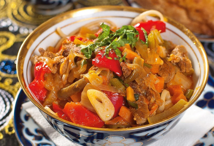 Думляма блюдо узбекской кухни