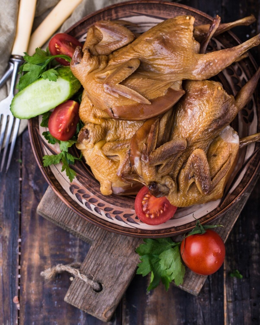 Перепел копченый