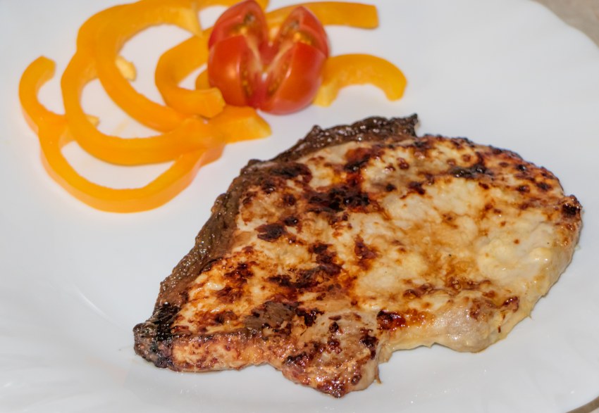 Свиные ребрышки BBQ В ресторане