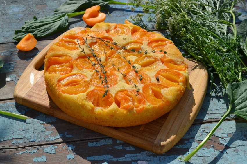 Венский пирог с абрикосами