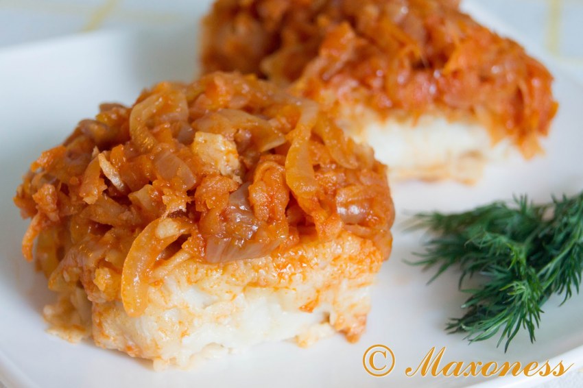 Минтай в маринаде