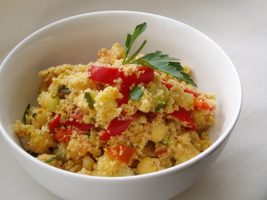 Кус кус с цукини и перцем