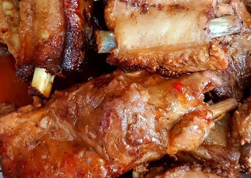Вкусные свиные рёбра