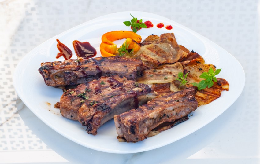 Свиные ребра BBQ