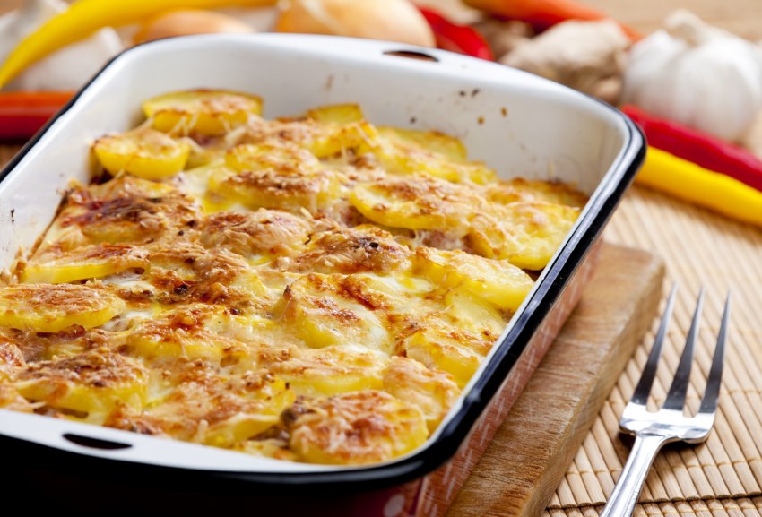 Картофельная запеканка с сыром