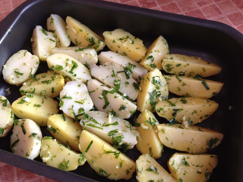 Запеканка картофель с молоком и яйцом