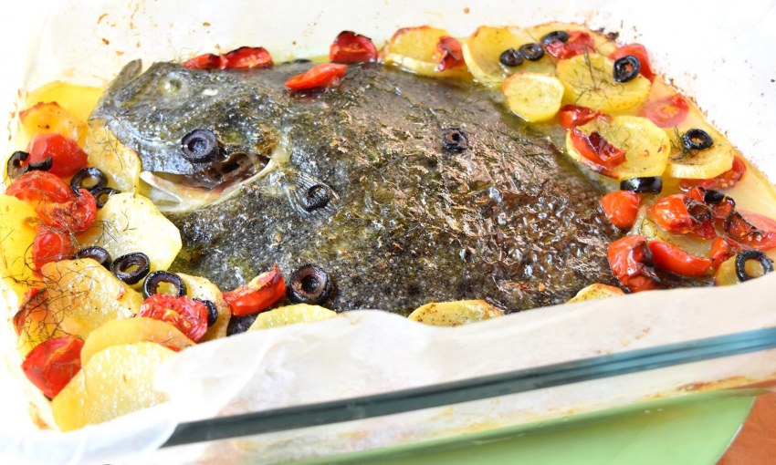 Камбала целиком