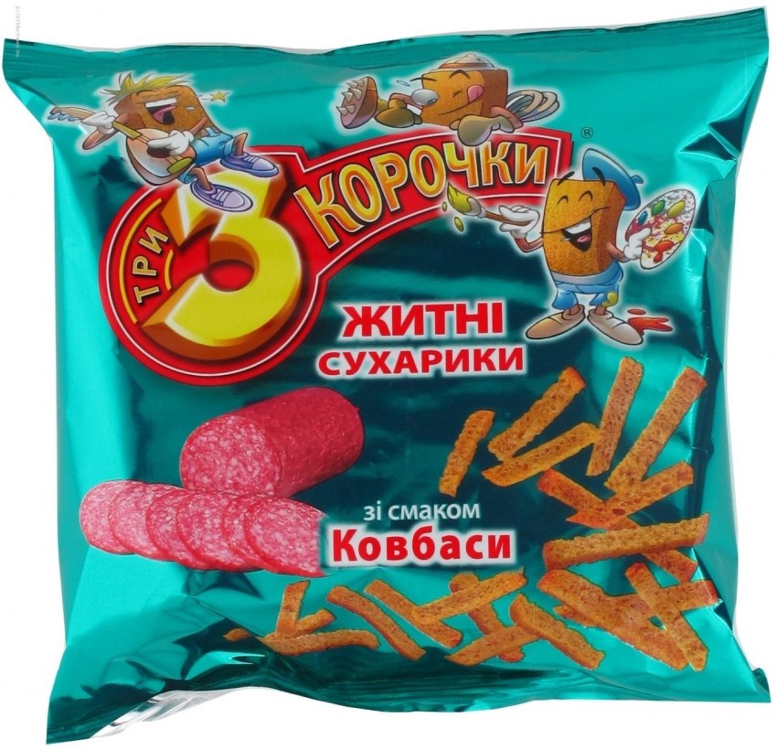 Гренки "Хрустим" копченый лосось 105г