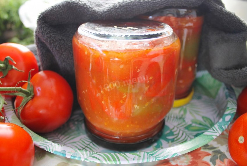 Кабачковое лечо с чесноком