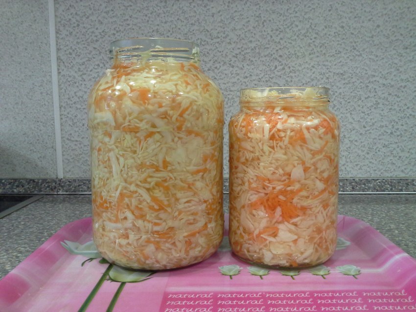 Солёная квашеная капуста
