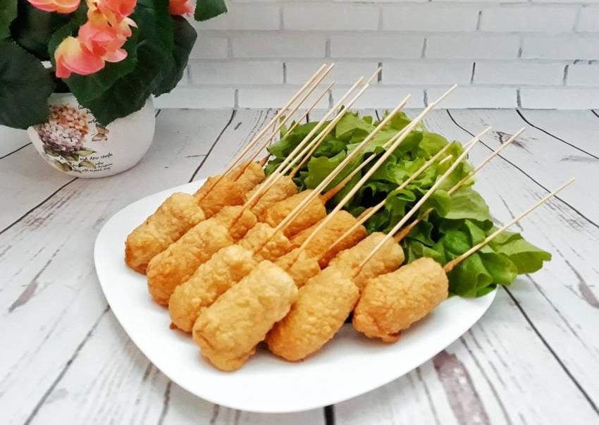 Шпажка сосиска сыр