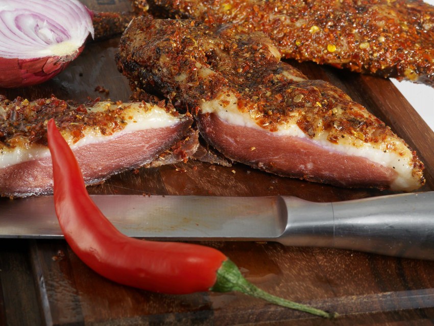 Закуски из гусиного мяса