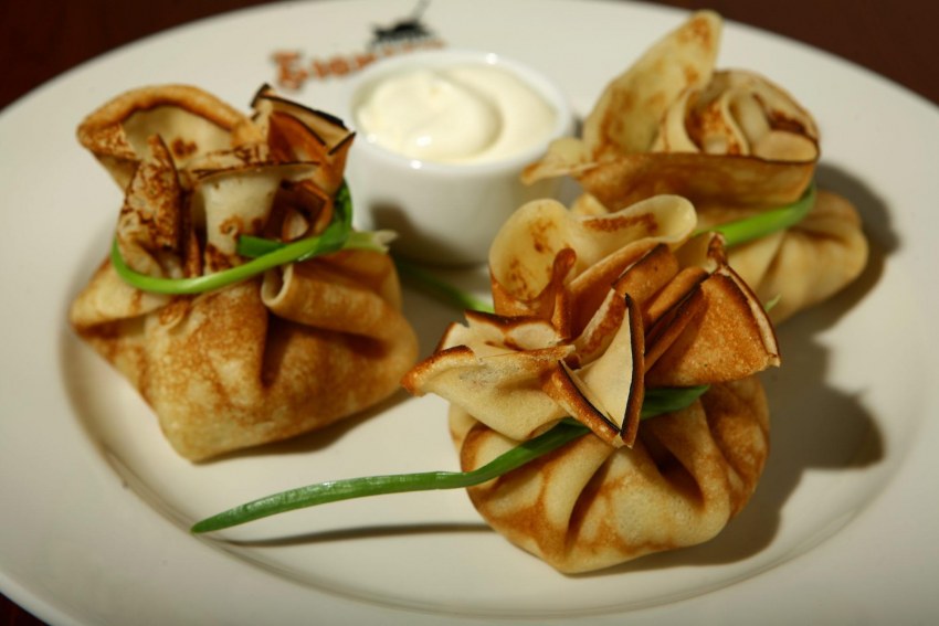 Блинные кулечки