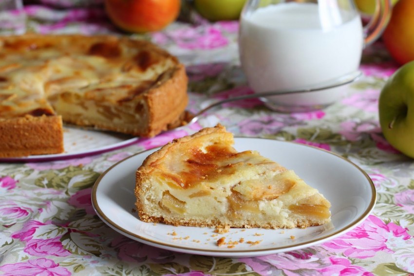 Шарлотка в разрезе