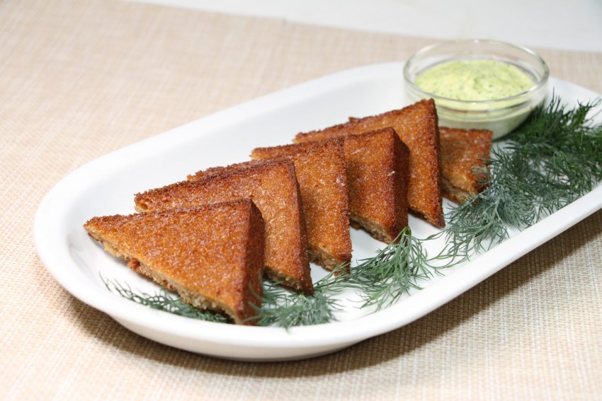 Гренки с яйцом