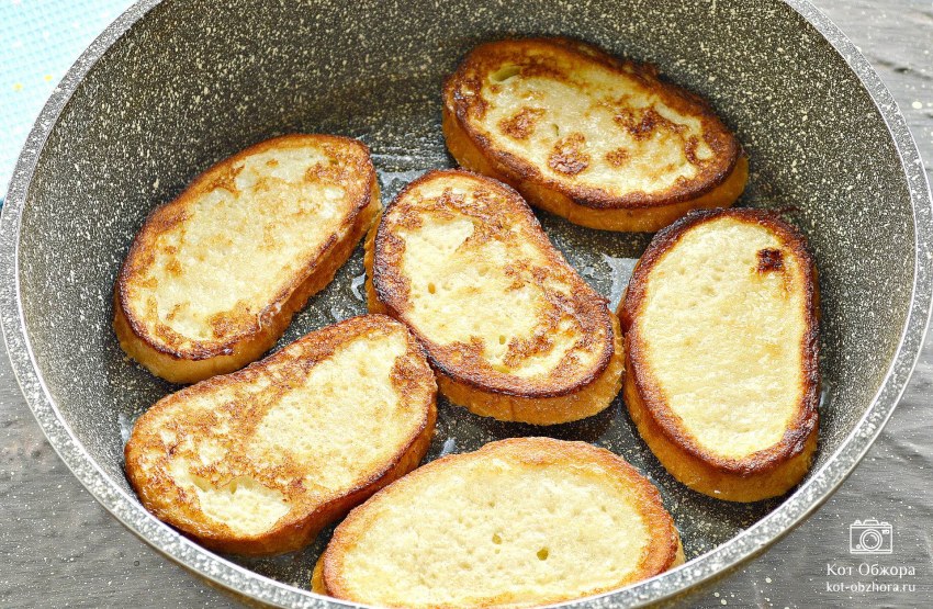 Гренки из Бриошь