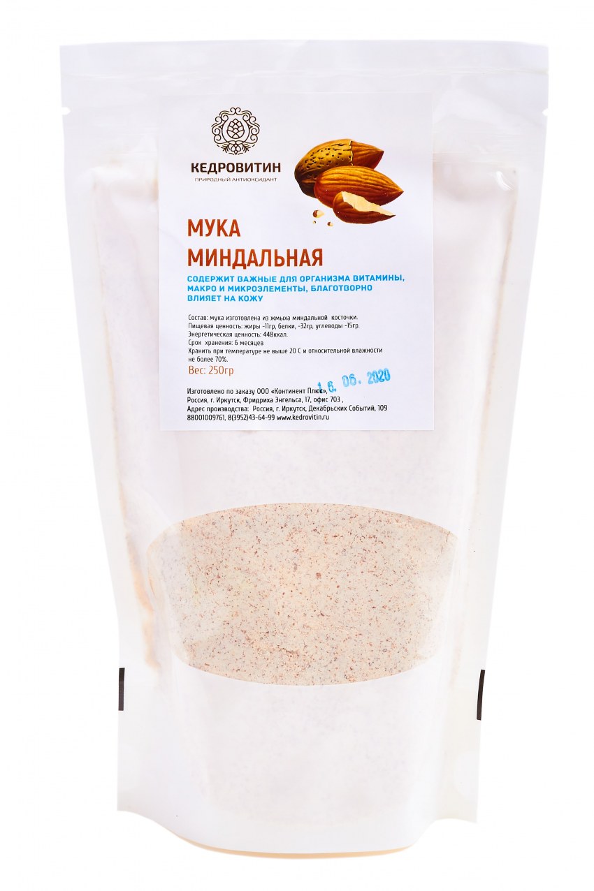 Мука дары Памира Миндальная 100г