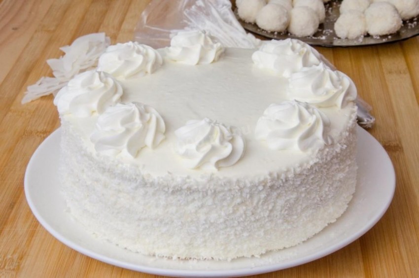 Кокосовый торт Raffaello