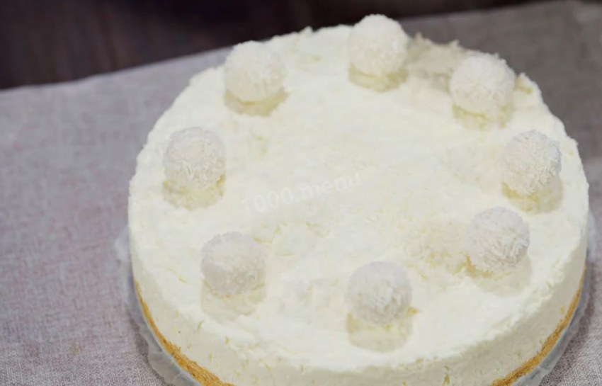 Кокосовый торт Raffaello