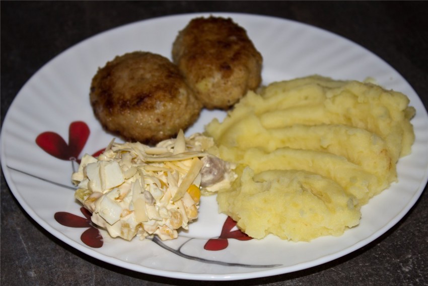 Картошка СКАТЛЕТОЙ И салат