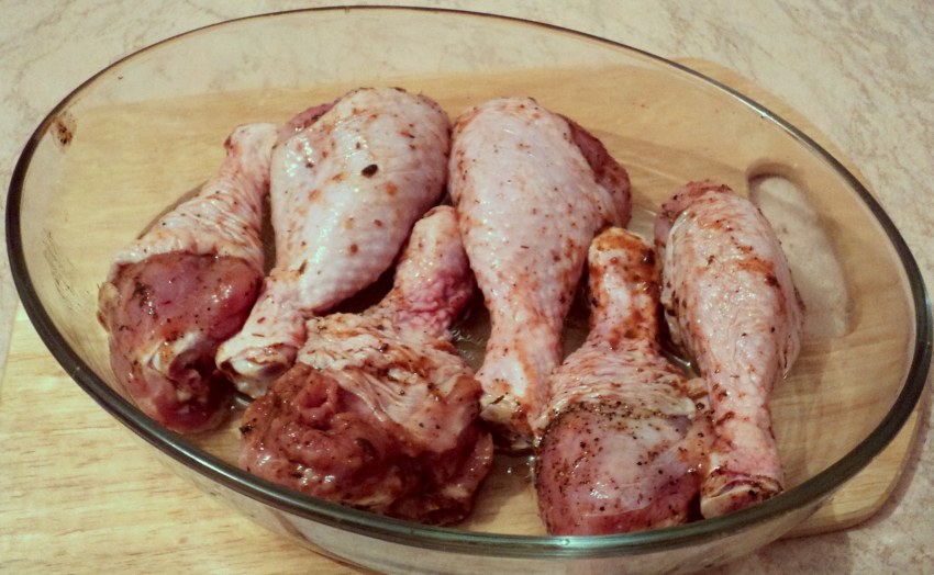 Куриные ножки в тесте полосками