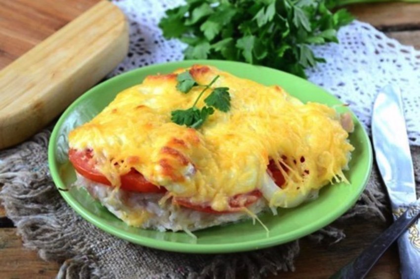 Курочка в картофельной шубке