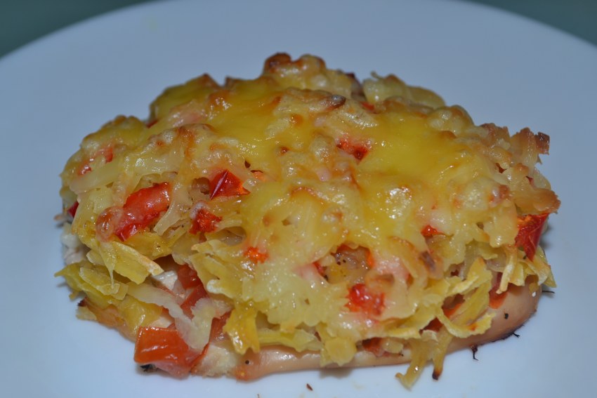Запеканка с куриным филе
