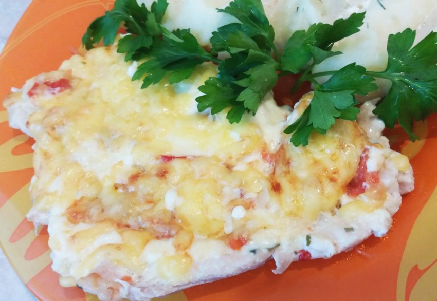 Куриная грудка в картофельной шубке