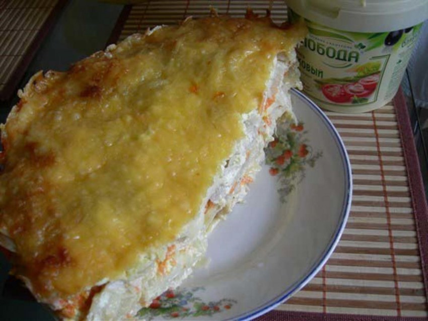 Свинина под сыром