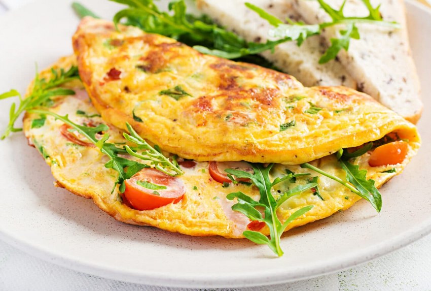 Омлет на скорую руку вкусные и простые