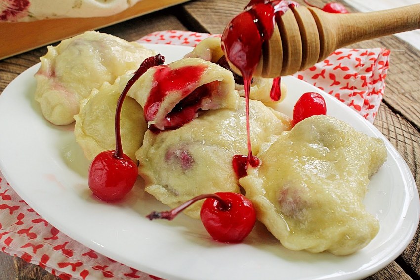 Равиоли с вишней