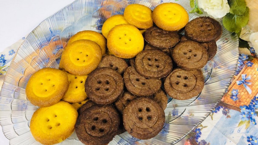 Круглые печенья с медом